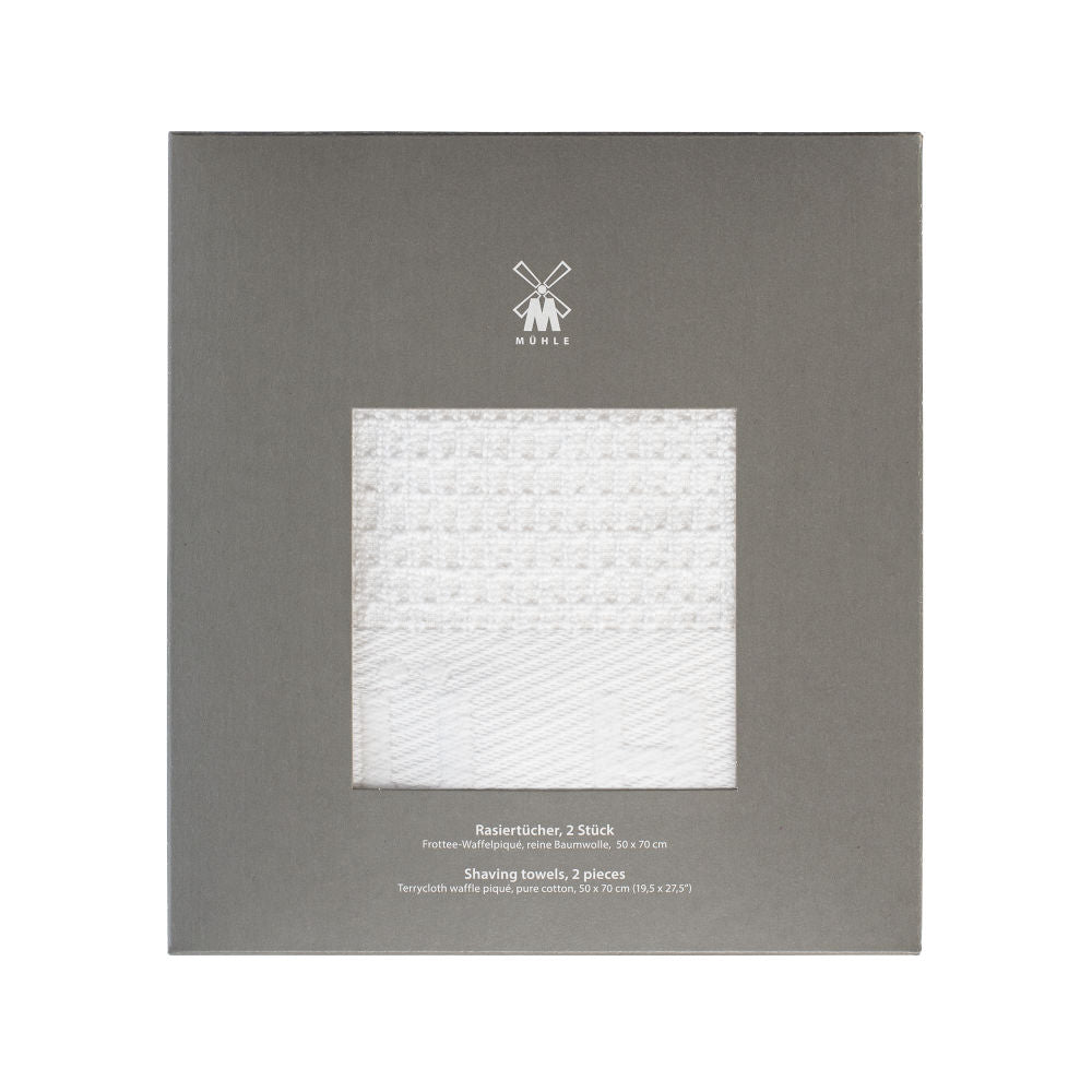 Mühle Shaving Towels (NEW Larger Size 2x pieces 50x70 cm) - 4.jpg