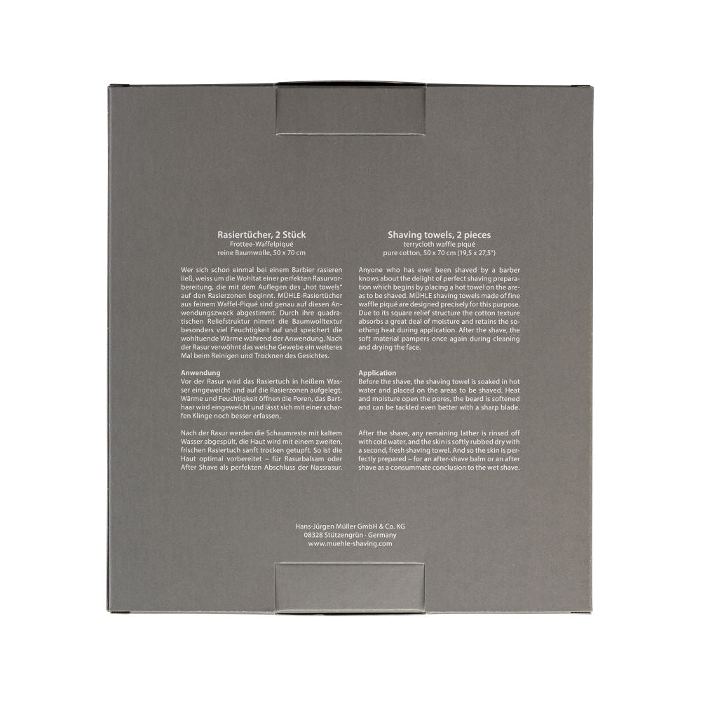 Mühle Shaving Towels (NEW Larger Size 2x pieces 50x70 cm) - 5.jpg