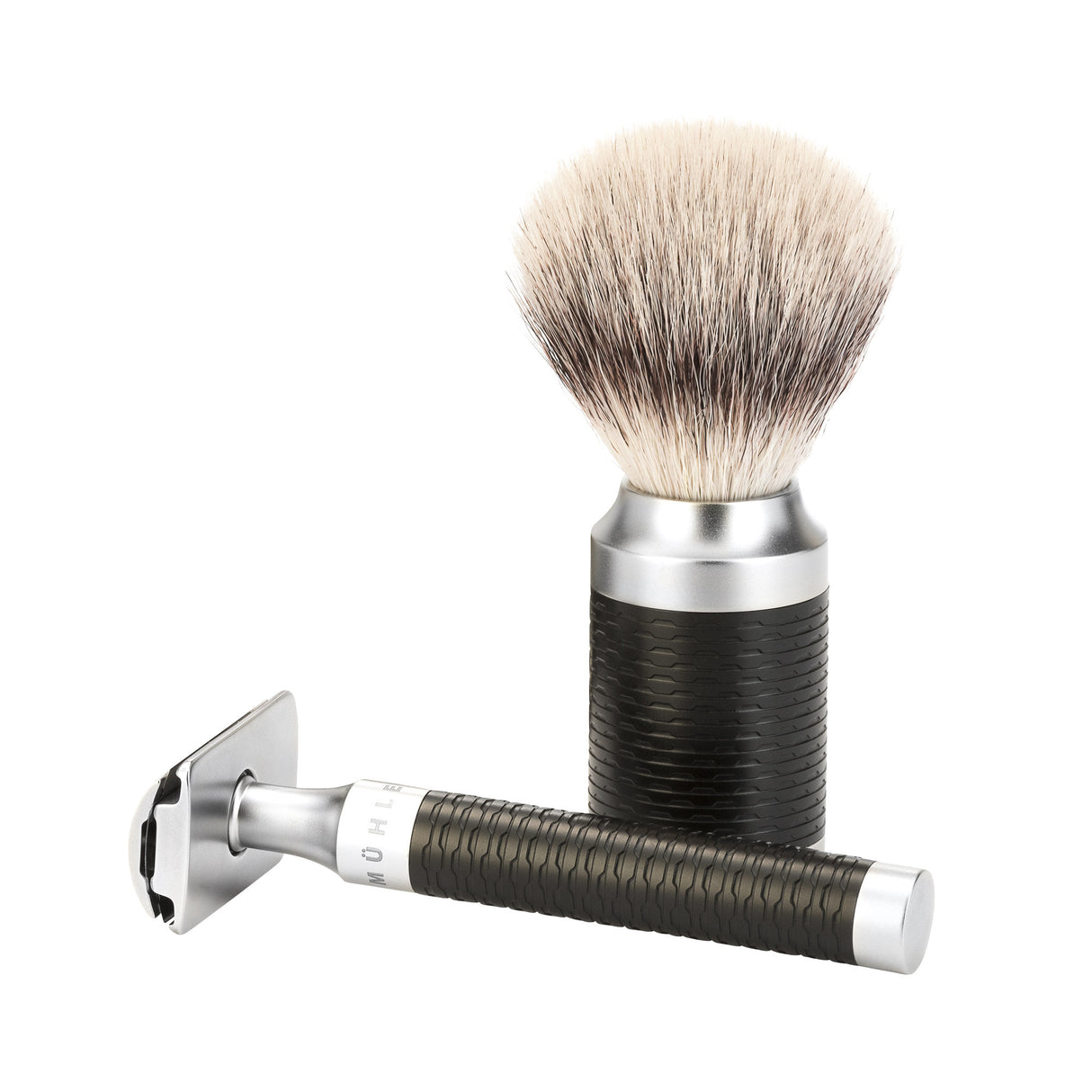 Mu_hle_ROCCA_Stainless_Steel_Shaving_set__Black_colour_coordinated_DE_Safety_Razor___Silvertip_Badger_Brush____2.jpg