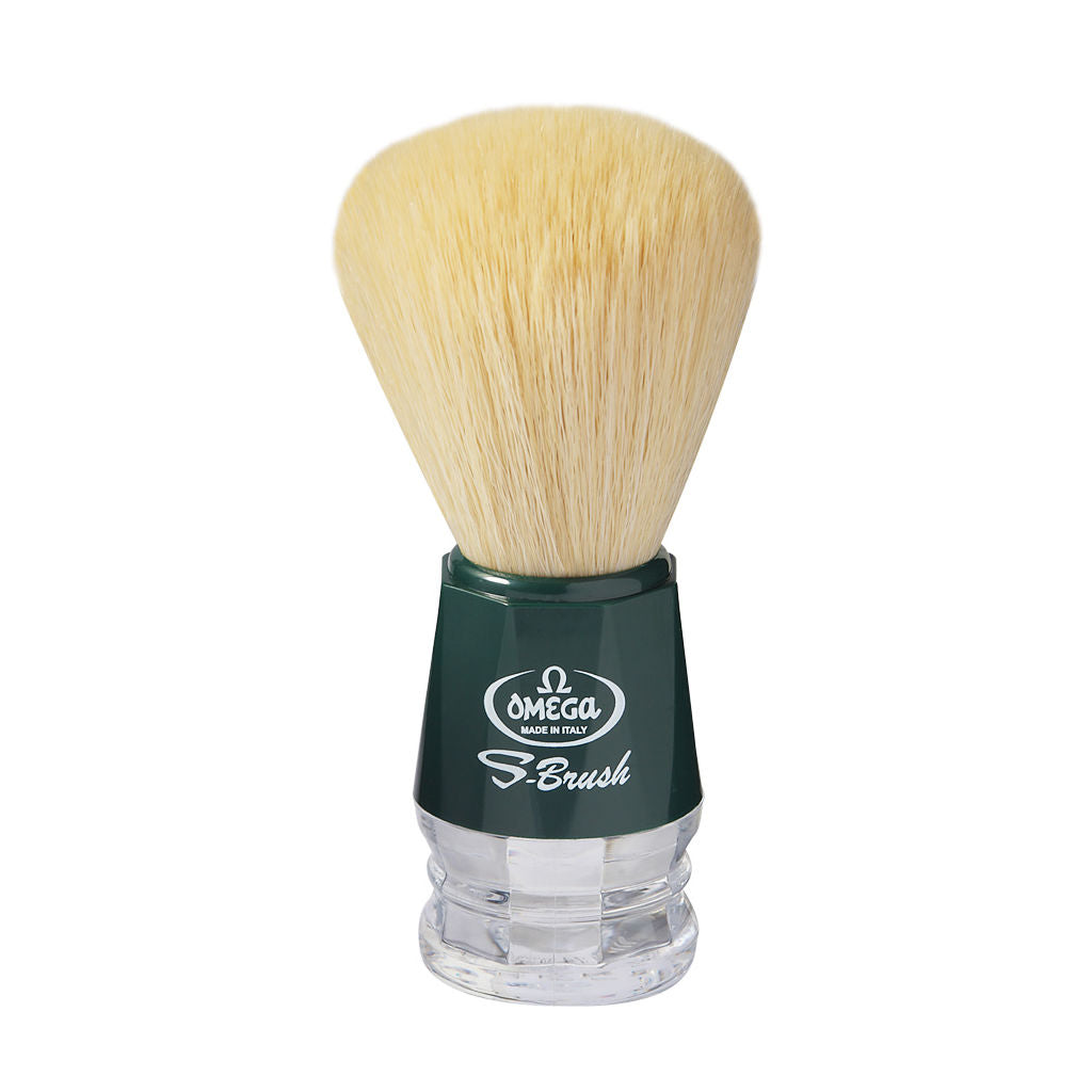 Omega_Synthetic_Shaving_Brush_S10018__Fibre_bristle__Green_Handle_.jpg