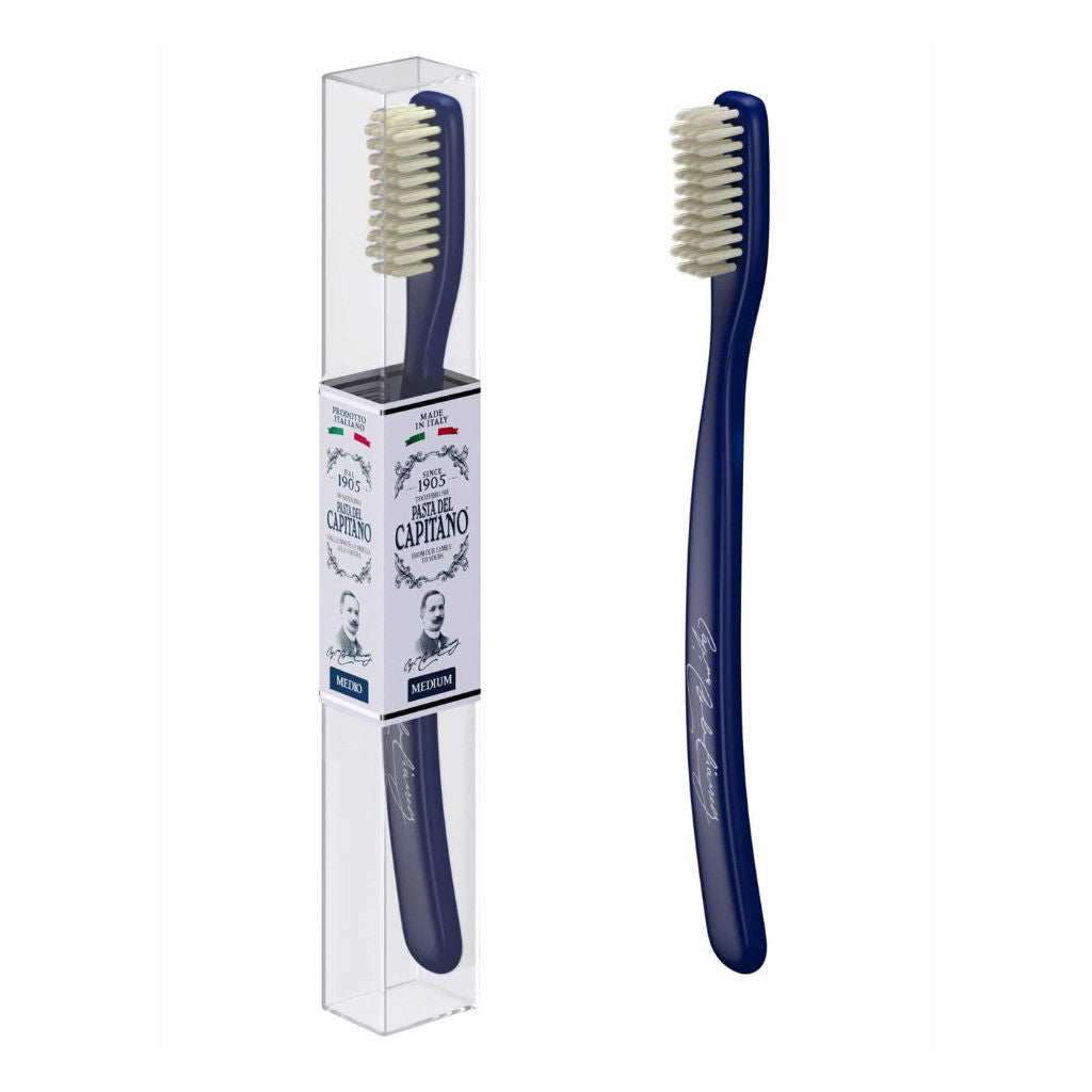 Pasta del Capitano 1905 Medium Nylon Toohbrush Blue - 1.jpg