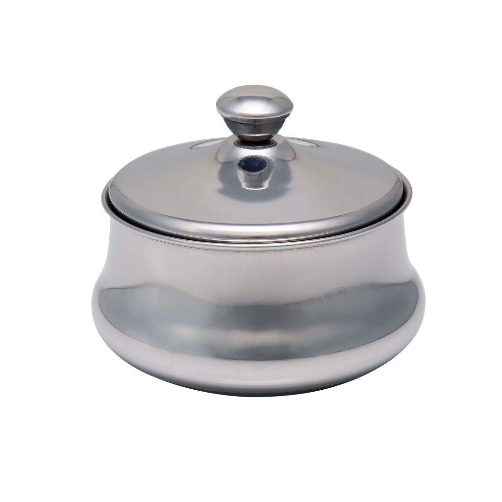 Pearl Stainless Steel Shaving Bowl with Lid (SSB-03) - 1.jpg