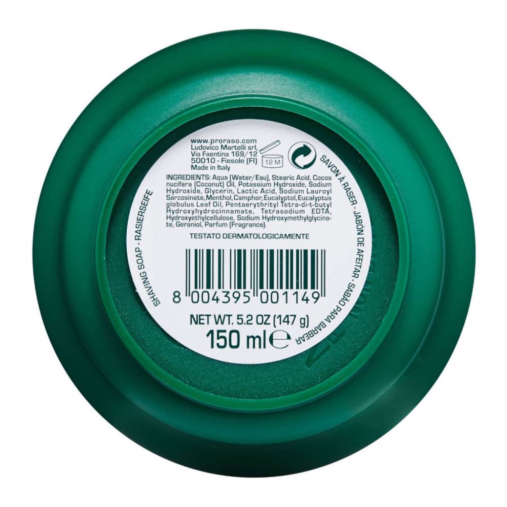 Proraso Eucalyptus & Menthol Shaving Soap Bowl - FineShave