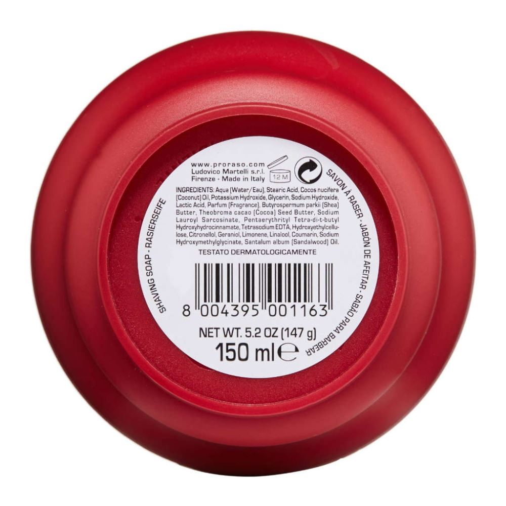 Proraso Sandalwood Soap with Shea Butter (Bowl) - FineShave