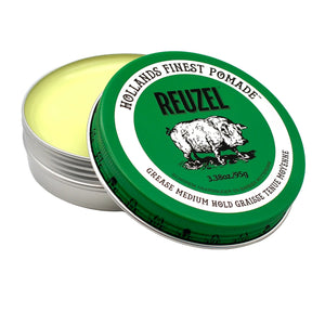 Reuzel Green Pomade Medium Hold Medium Shine Grease 95g