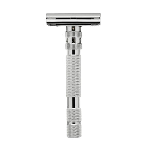 Rockwell Model T2 Fully Adjustable Twist-To-Open Safety Razor (W-Chrome)