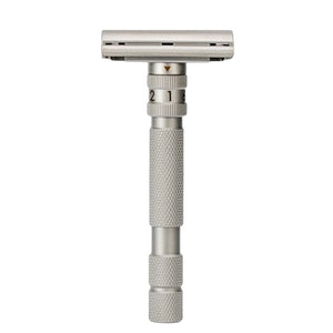 Rockwell T2 (Stainless Steel) Fully Adjustable Twist-To-Open Safety Razor