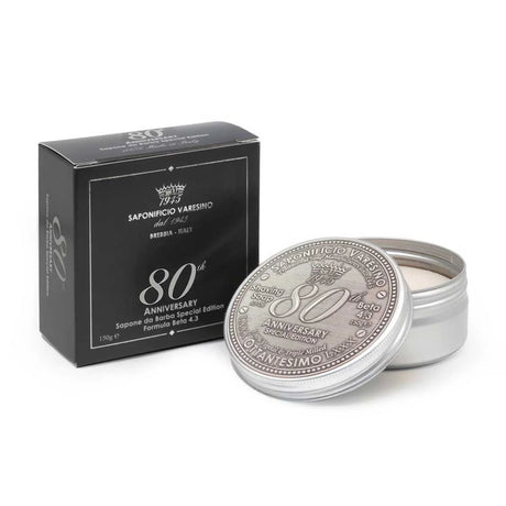 Saponificio Varesino 80th Anniversary Special Edition Shaving Soap (Beta 4.3 formula) 150g - FineShave
