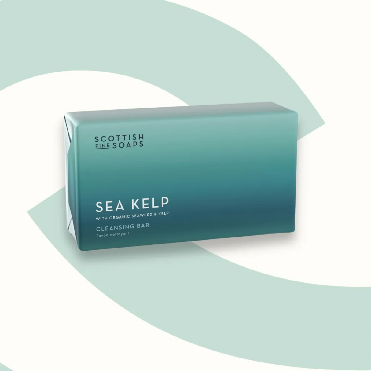 Scottish Fine Soaps Cleansing Soap Bar 220g (Sea Kelp)