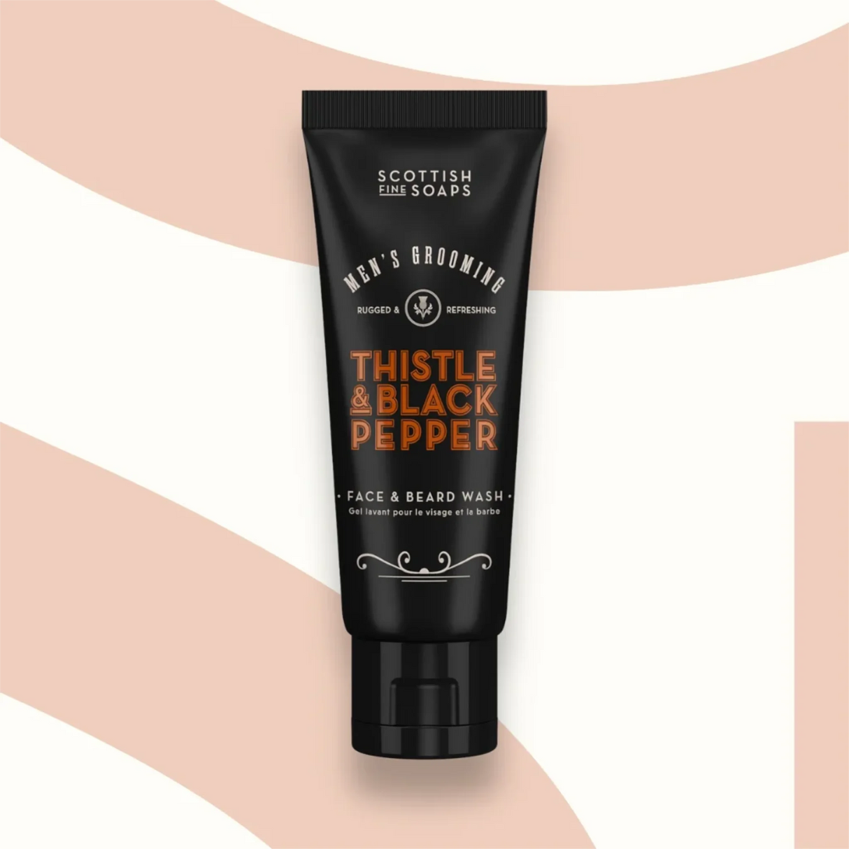 Scottish Fine Soaps Face & Beard Wash 75ml (Thistle & Black Pepper)