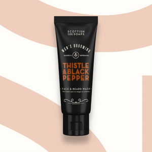 Scottish Fine Soaps Face & Beard Wash 75ml (Thistle & Black Pepper)