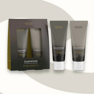 Scottish Fine Soaps Travel Essentials (Oakmoss) Body Wash & Body Cream 75ml