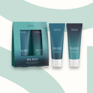 Scottish Fine Soaps Travel Essentials (Sea Kelp) Body Wash & Body Cream 75ml