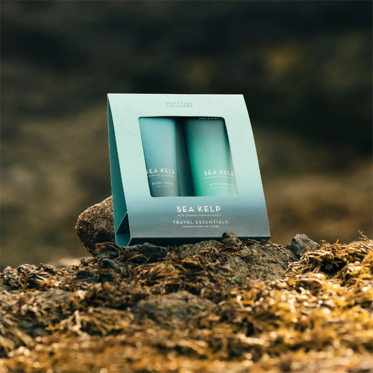 Scottish Fine Soaps Travel Essentials (Sea Kelp) Body Wash & Body Cream 75ml