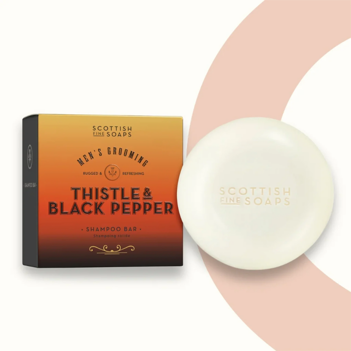 Scottish Fine Soaps (Thistle & Black Pepper) - Shampoo Bar 100g