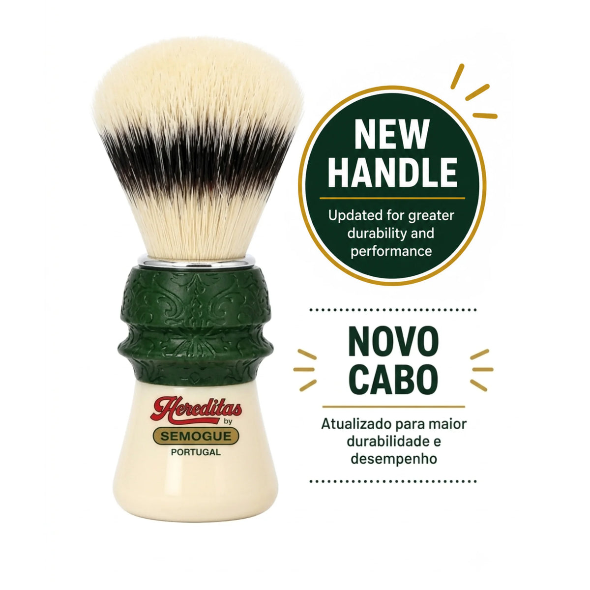 Semogue 1305 Boar Shaving Brush (New Handle)