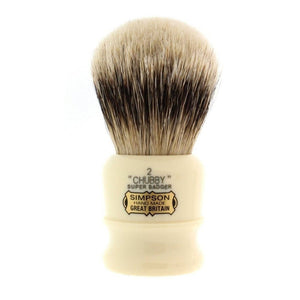 Simpsons Chubby 2 Super Badger Shaving Brush (Silvertip) - 1.jpg