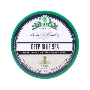 Stirling Soap Co (Deep Blue Sea) Artisan Shaving Soap 170ml - 1.jpg