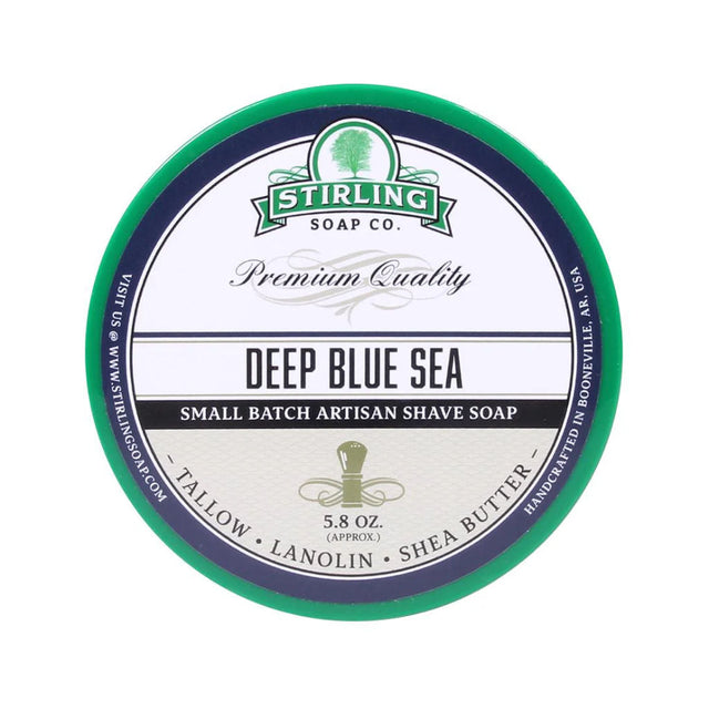 Stirling Soap Co (Deep Blue Sea) Artisan Shaving Soap 170ml - 1.jpg