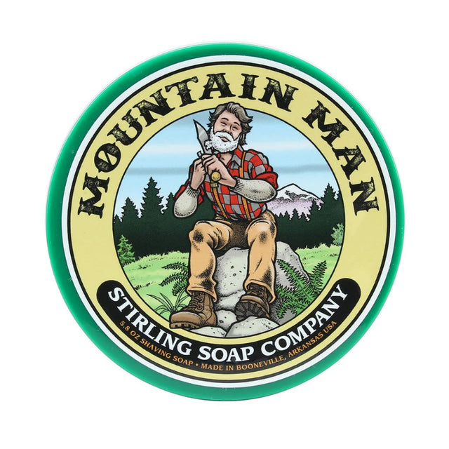 Stirling Soap Co (Mountain Man) Artisan Shaving Soap 170ml - 1.jpg