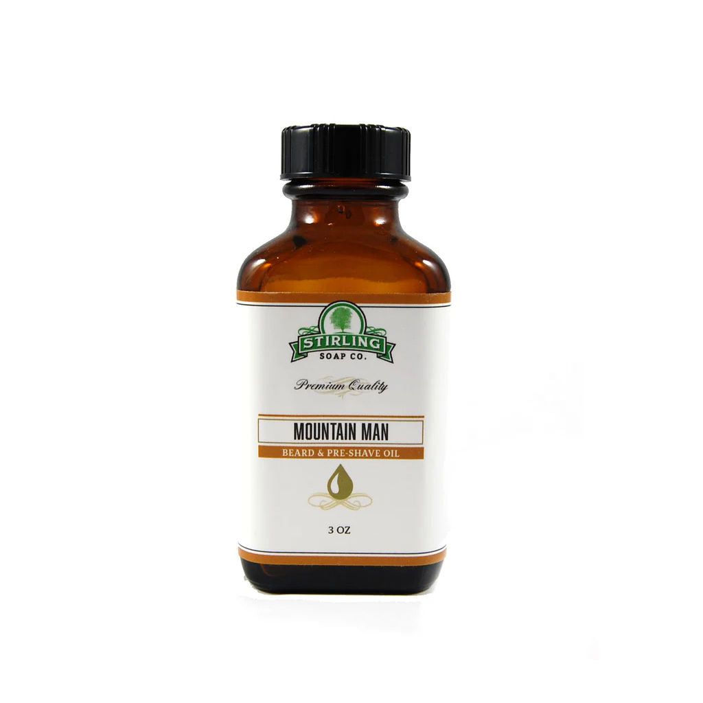Stirling Soap Co (Mountain Man) Beard & Pre-Shave Oil 88ml - 1.jpg