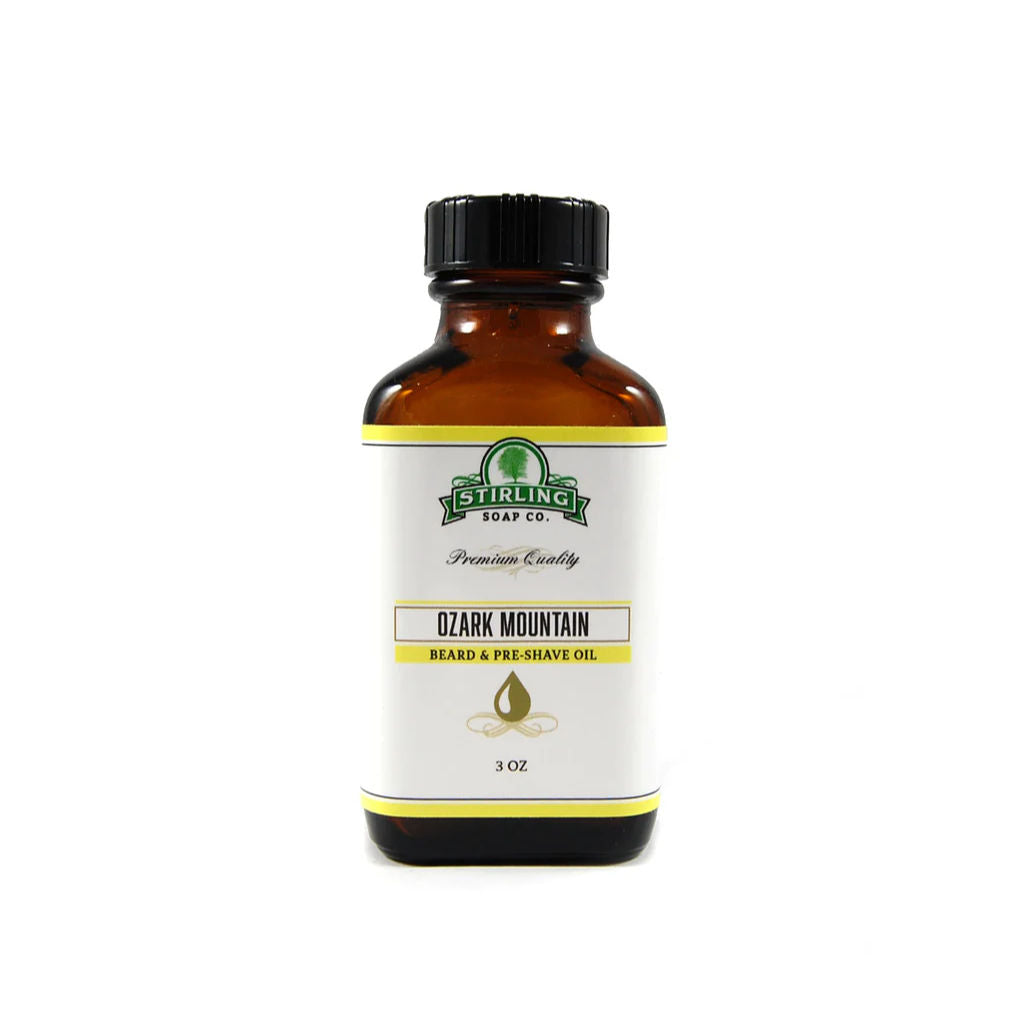 Stirling Soap Co (Ozark Mountain) Beard & Pre-Shave Oil 88ml - 1.jpg