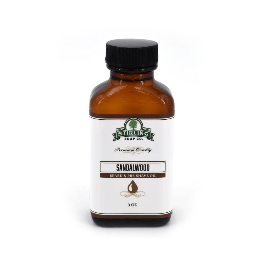 Stirling Soap Co (Sandalwood) Beard & Pre-Shave Oil 88ml - 1.jpg