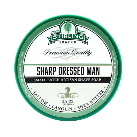 Stirling Soap Co (Sharp Dressed Man) Artisan Shaving Soap 170ml - 1.jpg