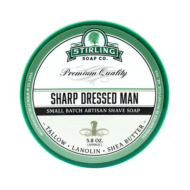 Stirling Soap Co (Sharp Dressed Man) Artisan Shaving Soap 170ml - 1.jpg