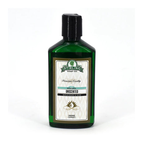 Stirling Soap Co (Unscented with Menthol) Witch Hazel & Aloe 200ml - 1.jpg