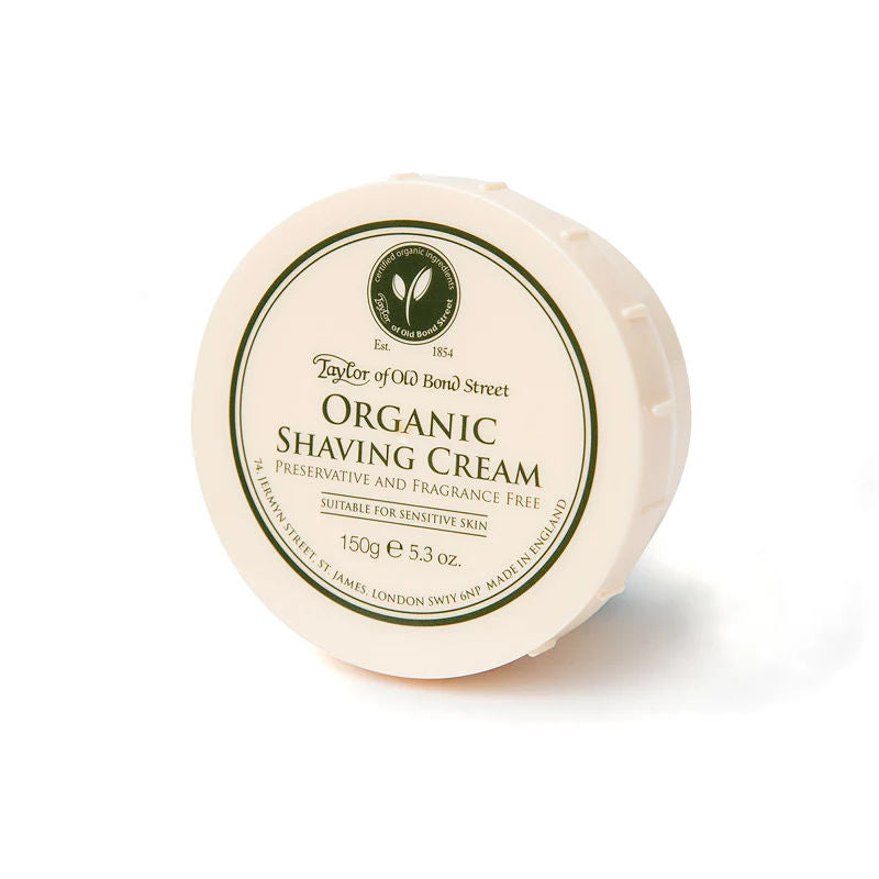 Taylor of Old Bond Street Organic Shaving cream Bowl 150g - 1.jpg