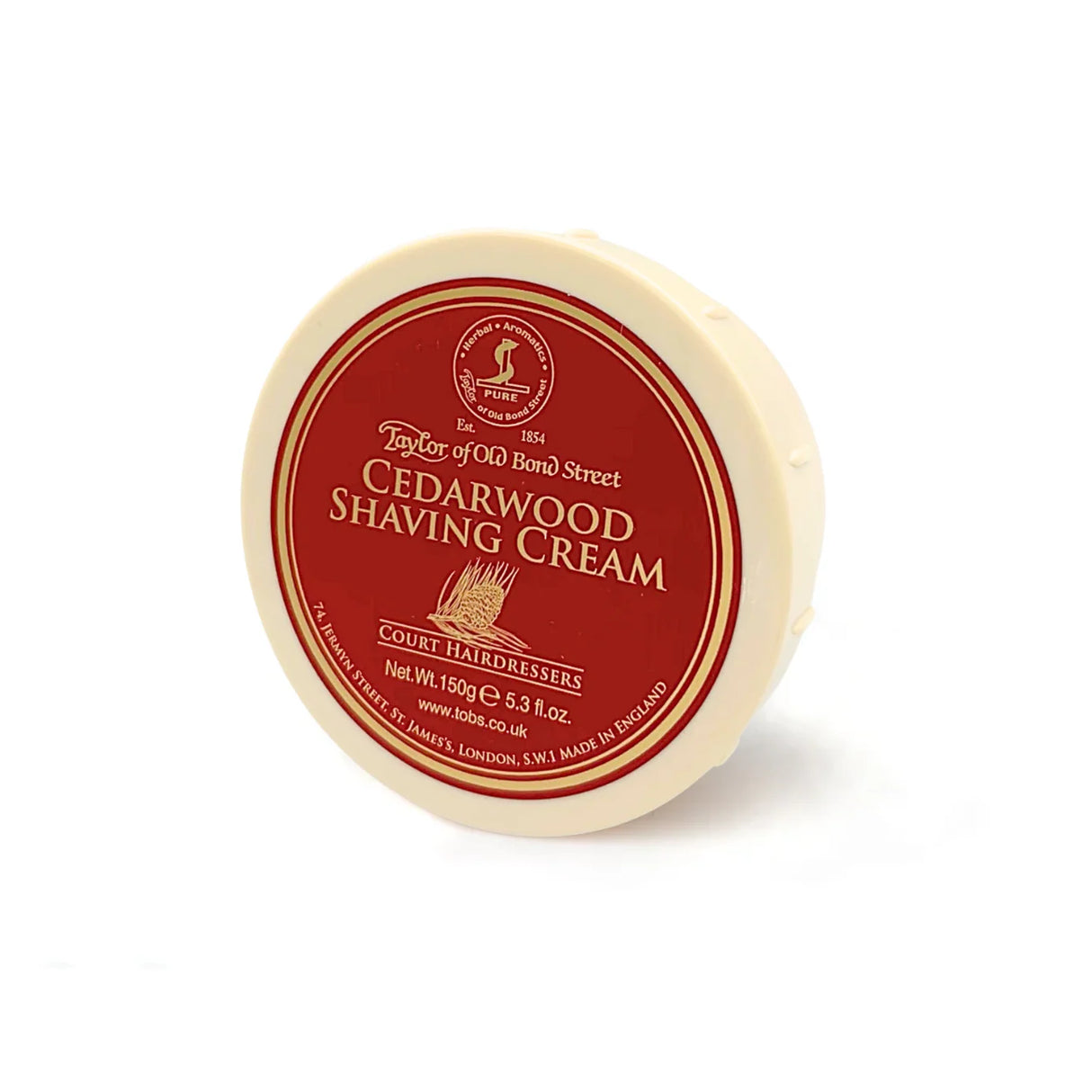 Taylor of Old Bond Street Cedarwood Shaving cream Bowl 150g