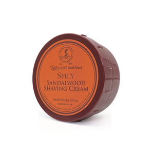 Taylor of Old Bond Street Spicy Sandalwood Shaving cream Bowl 150g