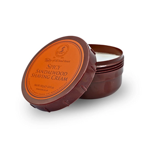 Taylor of Old Bond Street Spicy Sandalwood Shaving cream Bowl 150g