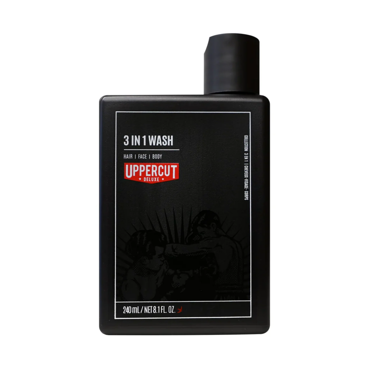 Uppercut Deluxe 3 in 1 Wash 240ml | Bay Rum Scent