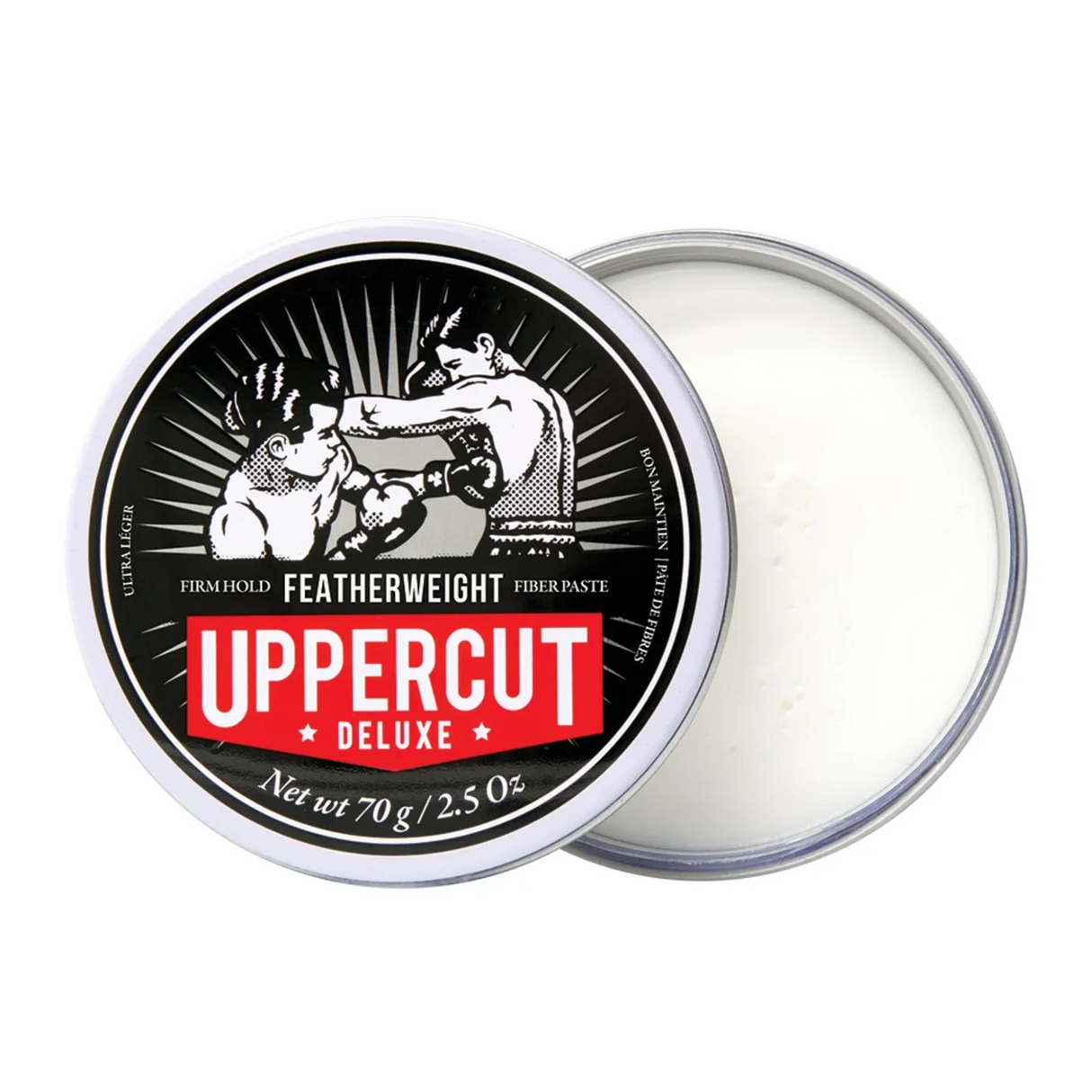 Uppercut Deluxe Featherweight 70g | Firm Hold - Low Shine - Fiber Paste