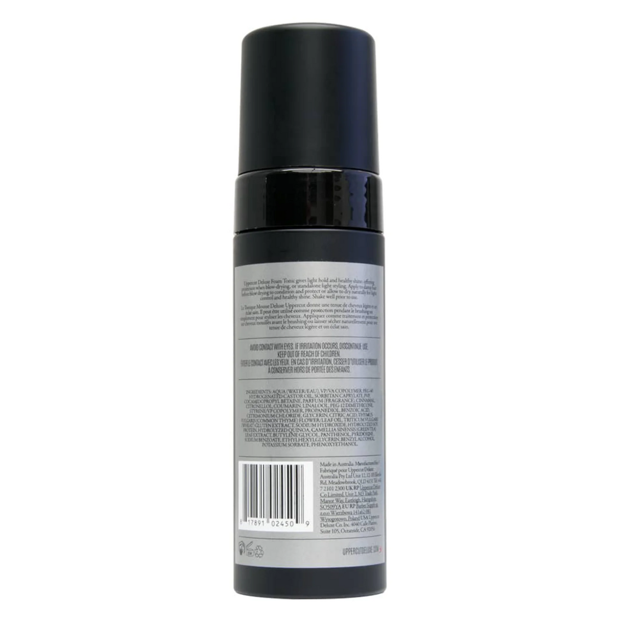 Uppercut Deluxe Foam Tonic 150ml | Light Hold - Healthy Shine