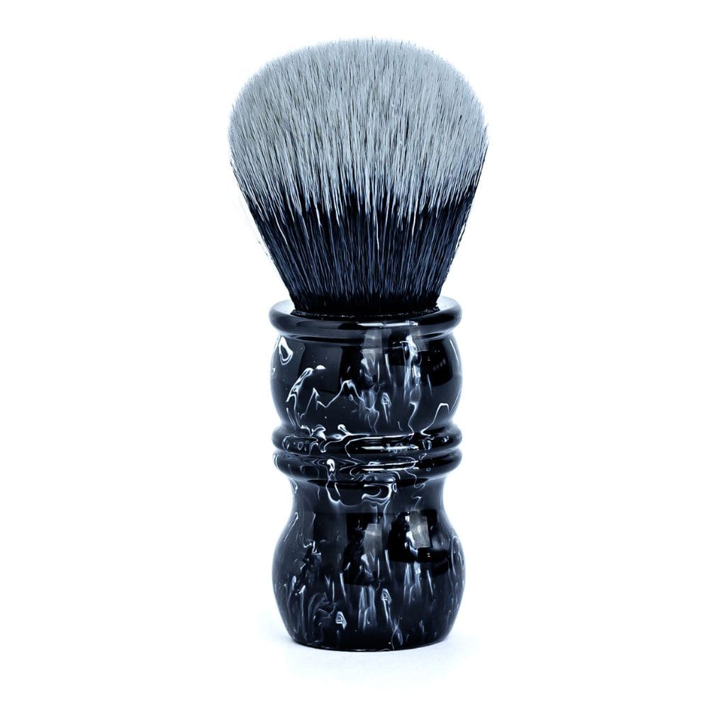 Yaqi Black Marble Synthetic Shaving Brush - 1.jpg