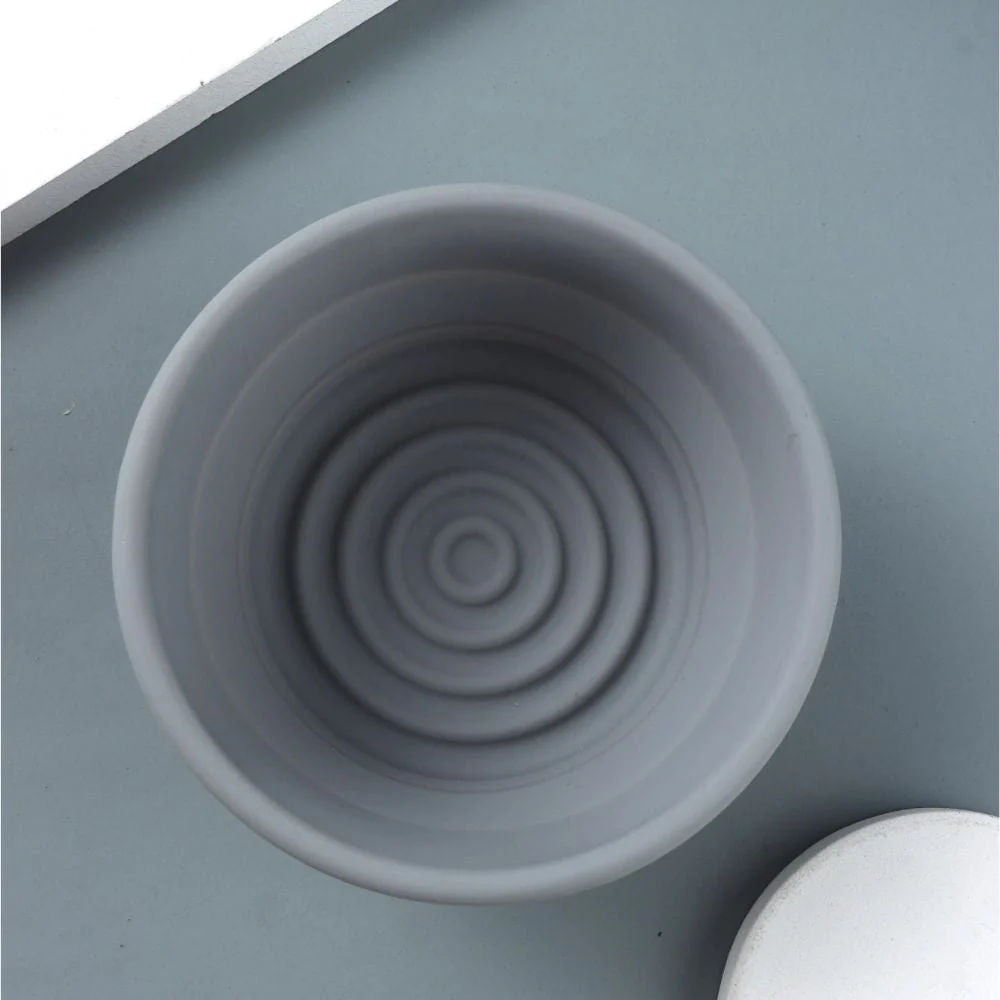 Yaqi Collapsible Silicone Shaving Bowl (gray) - 4.jpg