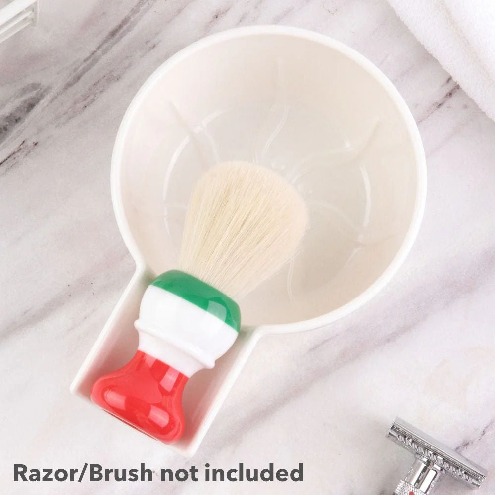 Yaqi Shaving Bowl with Handle (white) - 4.jpg