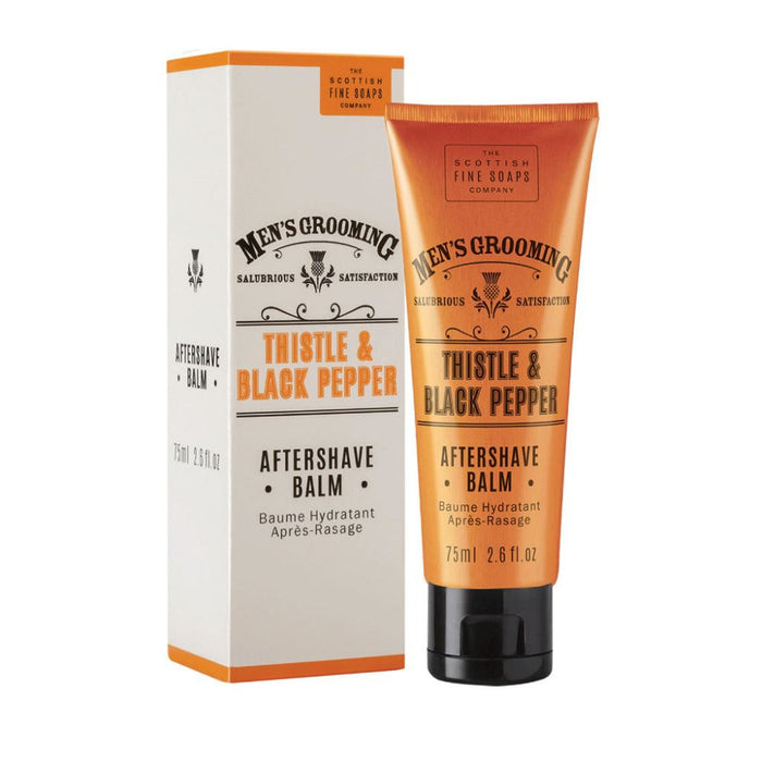 Aftershave Balm 75ml (Thistle & Black Pepper) by The Scottish Fine Soaps Company - FineShave