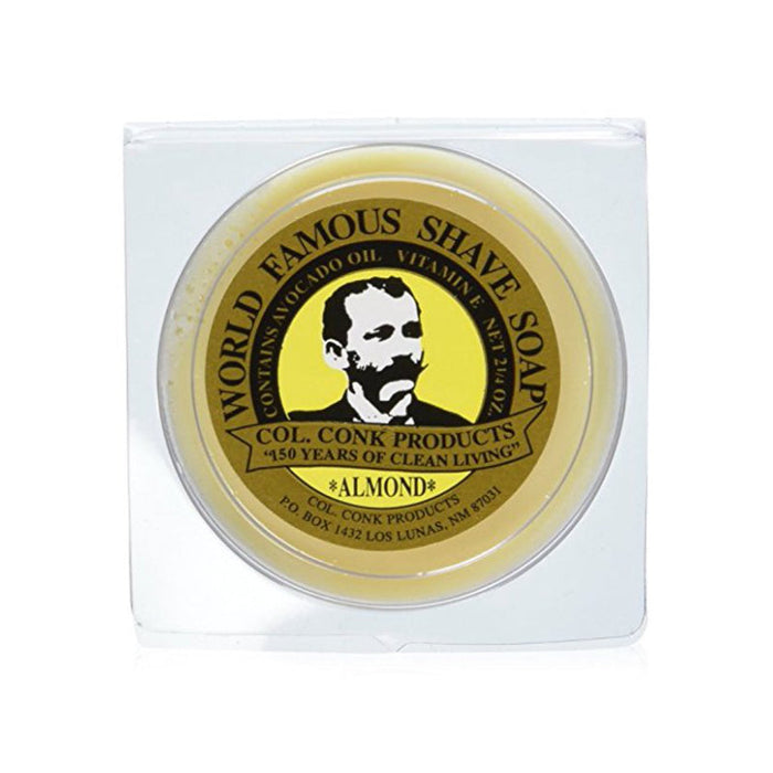 Col. Conk Almond Glycerin Shaving Soap (small puck 63g) - 1.jpg