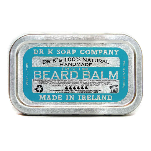Dr. K's 100% Natural Handmade Beard Balm Fresh Lime 50gr - FineShave