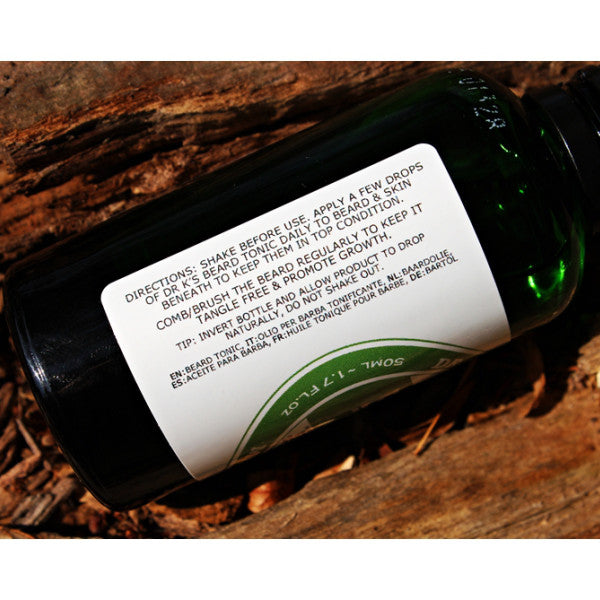 Dr. K's All Natural Beard Tonic Woodland Spice50ml - FineShave