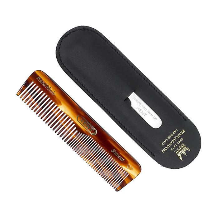 Kent Handmade Comb in Leather Case NU19 - 1.jpg