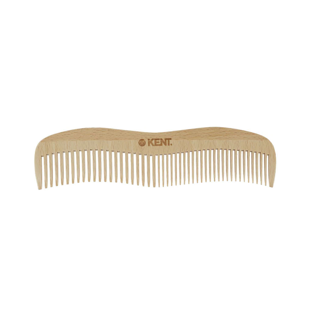 Kent 'Pure Flow' Wooden Comb (large 20cm wide-tooth design) - 3.jpg