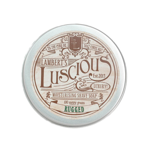 Lambert's Luscious Rugged Shaving Soap 100g (Tin Jar) - 1.jpg