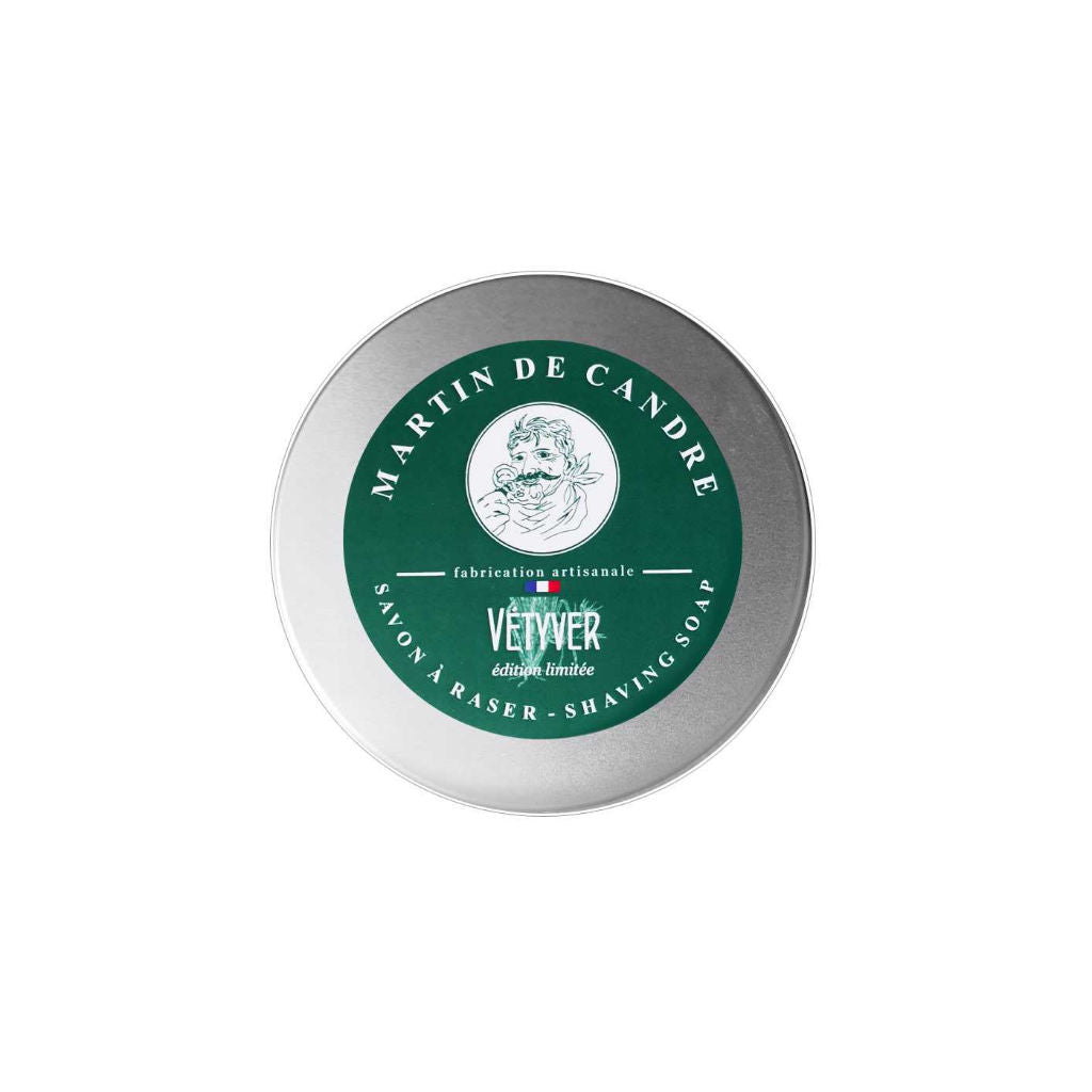 Martin de Candre Vetyver Artisan Shaving Soap 50g (travel size) - 1.jpg