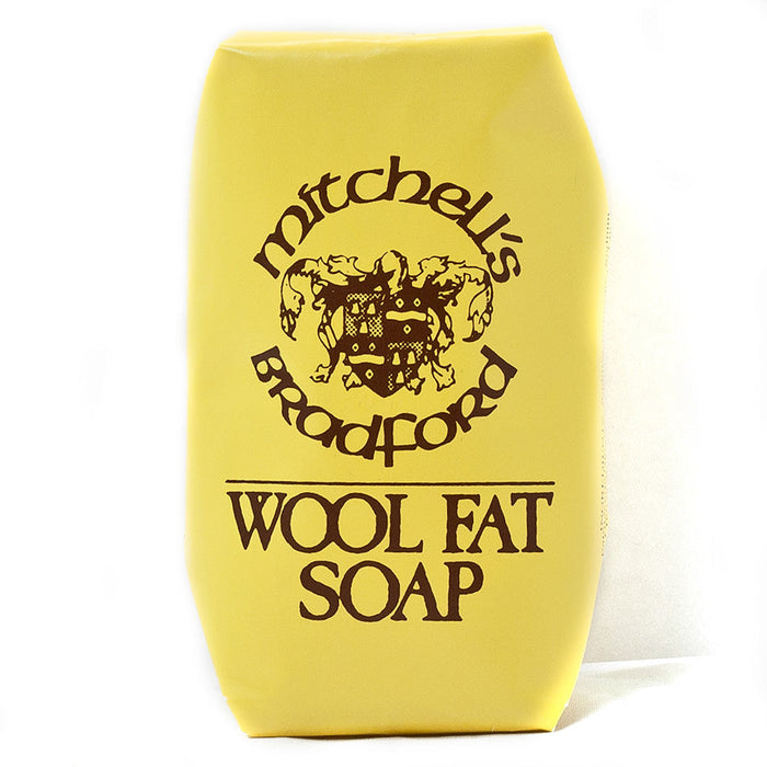 Mitchells Wool Fat Bath Size Soap 150gr - FineShave