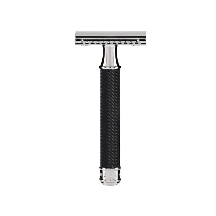 Mühle Traditional 3 part Shaving set (Black & Chrome with Silvertip Badger) - 2.jpg